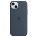 Apple silikonový kryt s MagSafe na iPhone 15 Plus bouřkově modrý