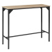 tectake 404339 barový stůl kerry 120x40x100,5cm - Industrial světlé dřevo, dub Sonoma - Industri