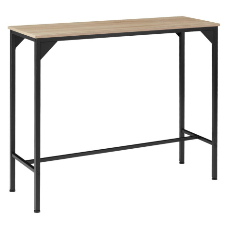 tectake 404339 barový stůl kerry 120x40x100,5cm - Industrial světlé dřevo, dub Sonoma - Industri