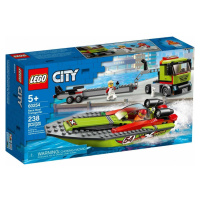 Lego® city 60254 přeprava závodního člunu