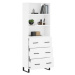 vidaXL Skříň highboard bílá 69,5 x 34 x 180 cm kompozitní dřevo