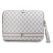 DKNY PU Leather Checkered Pattern and Stripe Obal na Notebook 13/14" Beige, DKCS14PVSHLE