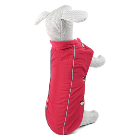 Vsepropejska Reflex zimní bunda pro psa Barva: Červená, Délka zad (cm): 28, Obvod hrudníku: 30 -