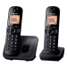 Panasonic KX-TGC212FXB Twinpack Black