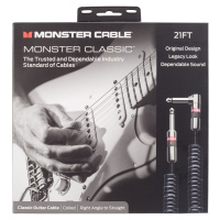 Monster Classic 21' Coil Instrument Cable Angled