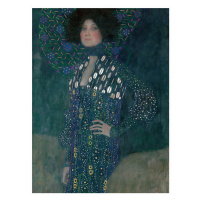 Obrazová reprodukce Emilie Flöge, Gustav Klimt, 30 × 40 cm