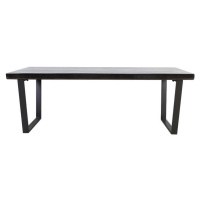 Černý jídelní stůl 100x220 cm Mayen – Light & Living