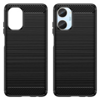 Carbon silikonové pouzdro na Realme 10 Black