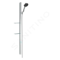 Hansgrohe 27674000 - Sada sprchové hlavice 130, 3jet, tyče 150 cm a hadice, EcoSmart, chrom