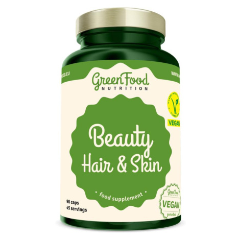 GreenFood Nutrition Beauty Hair & Skin 90 kapslí