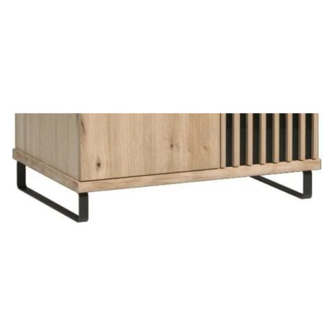 Kovové nohy, 58x10, černá, KOLI Tempo Kondela