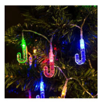 LED Vánoční řetěz 20xLED 2,25m multicolor hůlka