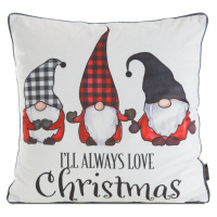 Vánoční polštář LOVE CHRISTMASS 45x45 cm MyBestHome Varianta: Povlak na polštář s antialergickou