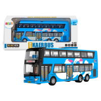 mamido Dvoupatrový výletní autobus 1:42 modrý