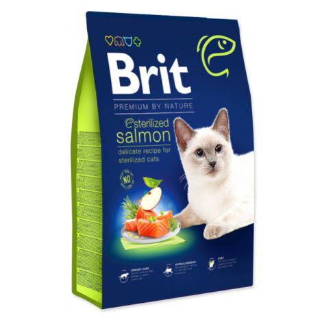 Brit Premium by Nature Cat Sterilized Salmon 8kg