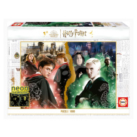 Puzzle Harry Potter 2 Neon Educa 1000 dielov a Fix lepidlo EDU19489