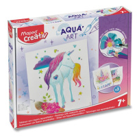 Maped Maped, 907048, Creativ Aqua´Art, kreativní sada, Unicorns, 14 ks