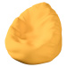 Dekoria Sedací vak s volbou látky - 3 velikosti, slunečně žlutá, Ø60 x 105 cm, Loneta, 133-40