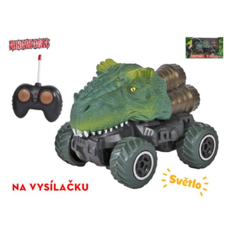 Dinoworld R/C auto/dinosaurus 12,5cm 27MHz plná funkce na baterie se světlem