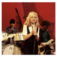 Fotografie Portrait de Deborah Harry du groupe punk americain Blondie , vers 1977., 40 × 40 cm