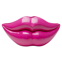 KARE Design Polyresinová váza Lips Pink 28cm