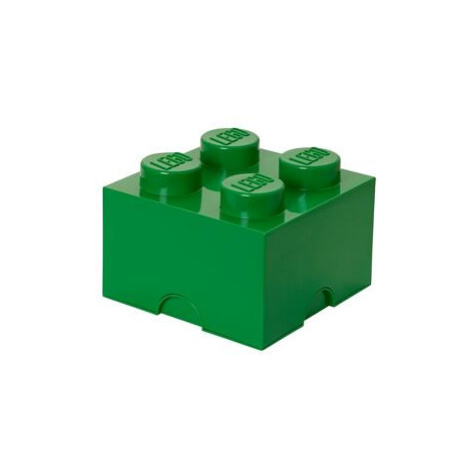 LEGO úložný box 4  - tmavě zelená