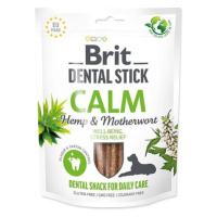 Pochoutka Brit Dental Stick Calm s Konopím a Srdečníkem 7ks