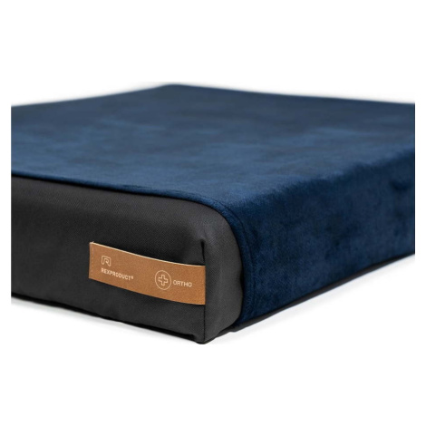 Tmavě modrý povlak na matraci pro psa 90x70 cm Ori XL – Rexproduct