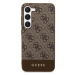 Kryt Guess GUHCS24MG4GLBR S24+ S926 brown hardcase 4G Stripe Collection (GUHCS24MG4GLBR)