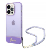 Guess GUHCP14LHGCOHU iPhone 14 Pro 6,1 fialová/purple hardcase Transluce