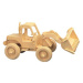 Woodcraft construction kit Dřevěné 3D puzzle NAKLADAČ hnědé