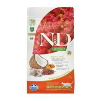 N&D Quinoa CAT Skin & Coat Herring & Coconut 1,5kg sleva