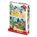 Dino puzzle wd mickey sportuje 2x77d.