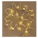 Osvětlení girlanda hvězdičky zlatá 1,9 m, teplá bílá 20 LED Anděl Přerov s.r.o.