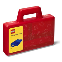 Lego® úložný box to-go červený