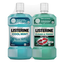 LISTERINE CoolMint 500 ml + Clean &Fresh 500 ml