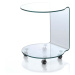 Skleněný kulatý odkládací stolek ø 50 cm Move – Tomasucci