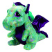 Beanie Boos CINDER, 42 cm - zelený drak (1)
