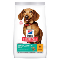 Hill's Science Plan Canine Adult 1+ Perfect Weight Small & Mini Chicken - 2 x 1,5 kg