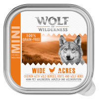 Výhodné balení Wolf of Wilderness Adult 24 x 150 g vanička - Wide Acres - kuřecí