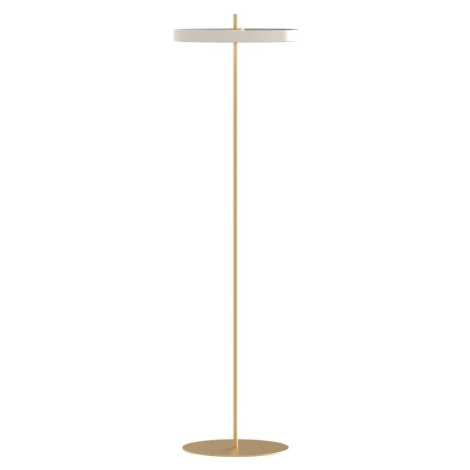 Bílá LED stmívatelná stojací lampa s kovovým stínidlem (výška 151 cm) Asteria Floor – UMAGE