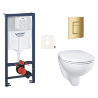 Závěsný wc set do lehkých stěn / předstěnová montáž Grohe Bau Ceramic SIKOGRSBAUSCGL0