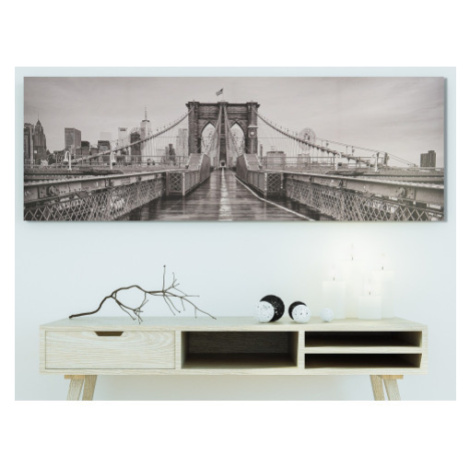 Obraz na plátně Brooklyn Bridge, 150x50 cm Asko