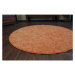 Dywany Lusczow Kulatý koberec SERENADE Graib oranžový