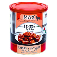 Max Deluxe Dog kostky hovězí svaloviny 800g