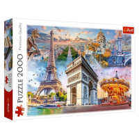 Puzzle 2000 dílků Víkend v Paříži 27125 Trefl