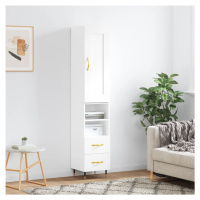 vidaXL Skříň highboard bílá 34,5 x 34 x 180 cm kompozitní dřevo