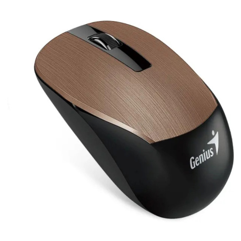 GENIUS NX-7015/Kancelářská/Optická/1 600 DPI/Bezdrátová USB/Hnědá
