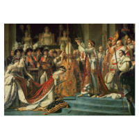 David, Jacques Louis - Obrazová reprodukce The Consecration of the Emperor Napoleon, (40 x 30 cm