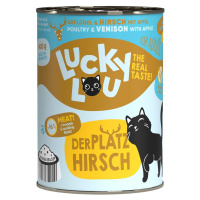 Lucky Lou Lifestage Adult drůbež a jelen 24× 400 g